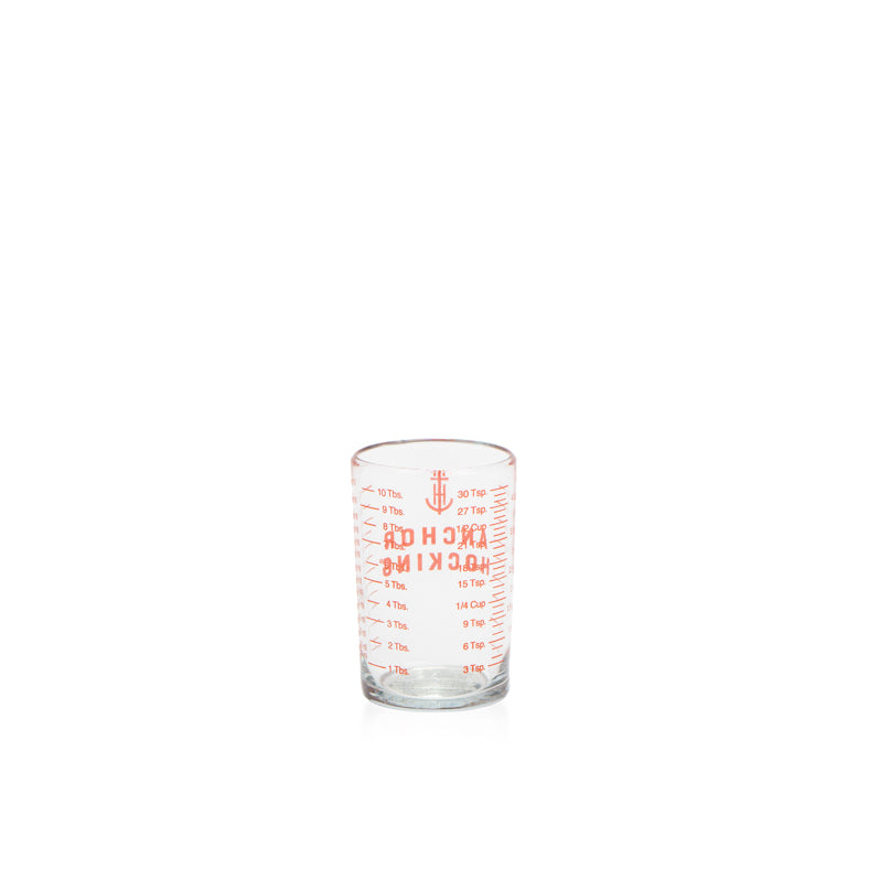 5oz 150 ml Glass Measuring Cup with red markers || Tasse à mesurer en verre de 5 oz 150 ml avec marqueurs rouges