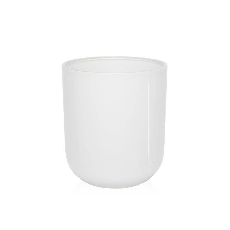 Glossy White 10oz TERRA Glass Jar for Candle Making || Pot en verre TERRA de 10 oz blanc lustré pour la fabrication de bougies