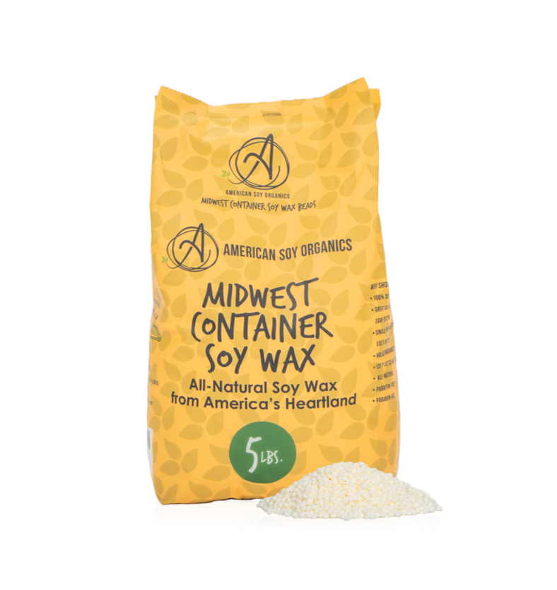 Midwest Container Soy Wax 5lbs bag for candle making and crafting || Midwest Container Soy Wax 5lbs sac pour la fabrication et l’artisanat de bougies