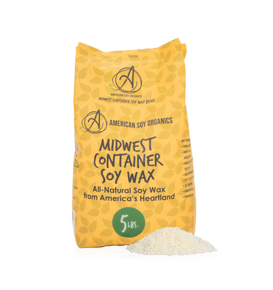 Midwest Container Soy Wax 5lbs sac pour la fabrication et l’artisanat de bougies