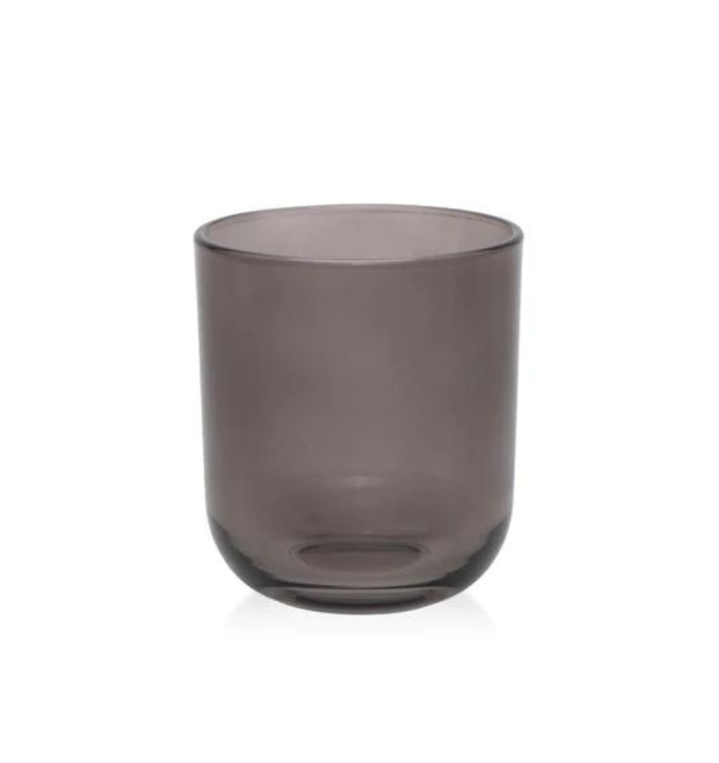 Smoke 10oz TERRA Glass Jar for Candle Making || Pot en verre TERRA de 10 oz couleur fumée pour la fabrication de bougies