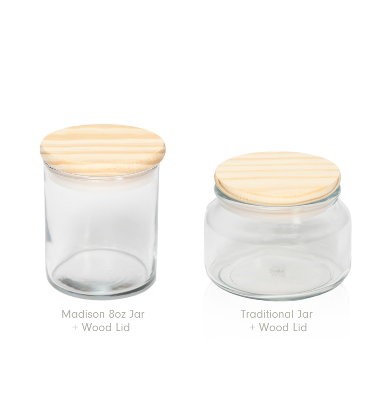 Lid - Wood Lid for Candle Making || Couvercle - couvercle en bois pour la fabrication de bougies