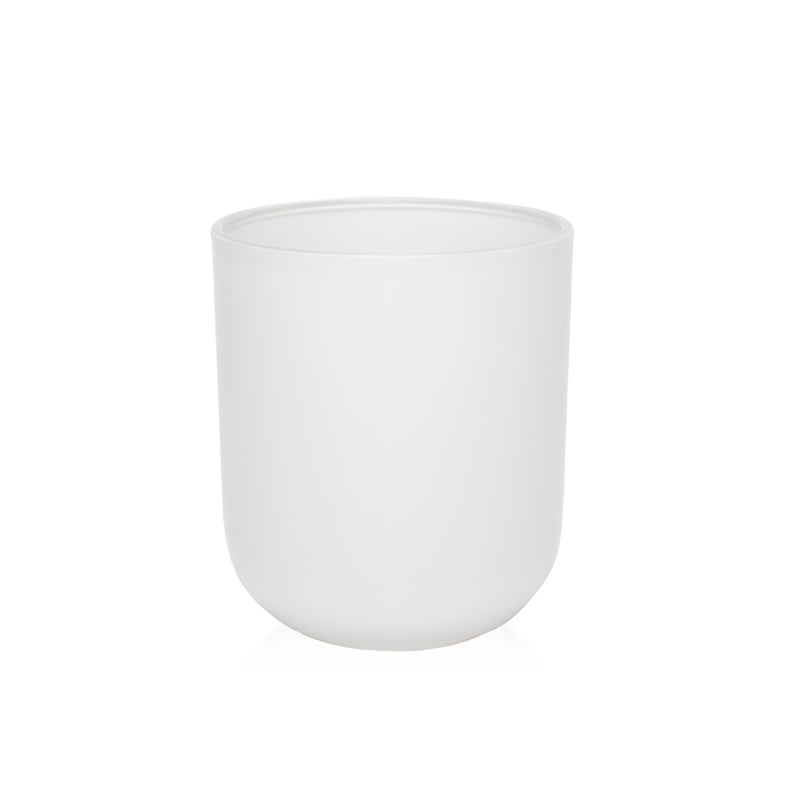 Matte White 10oz TERRA Glass Jar for Candle Making || Pot en verre TERRA de 10 oz blanc mat pour la fabrication de bougies