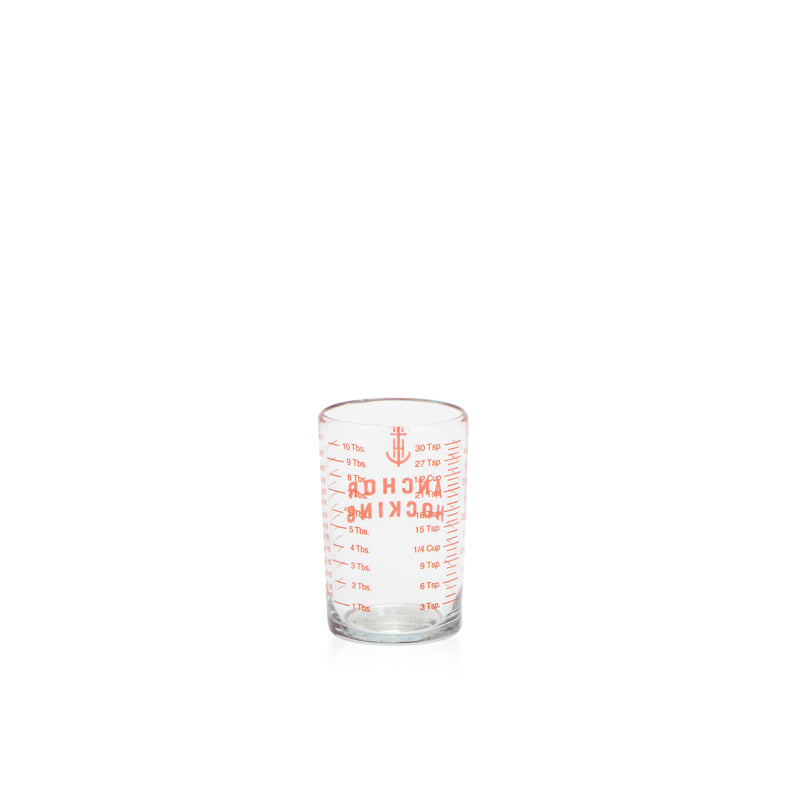 5oz 150 ml Glass Measuring Cup with red markers || Tasse à mesurer en verre de 5 oz 150 ml avec marqueurs rouges