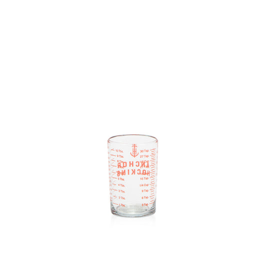 5oz 150 ml Glass Measuring Cup with red markers 