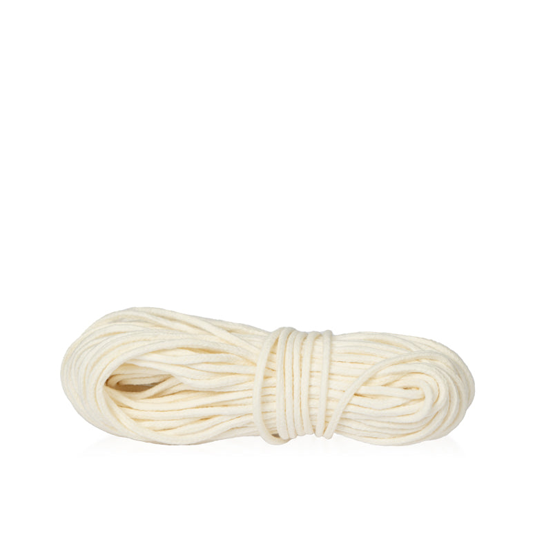 Durable cotton braided wick for candle making || Mèche tressée en coton durable pour la fabrication de bougies