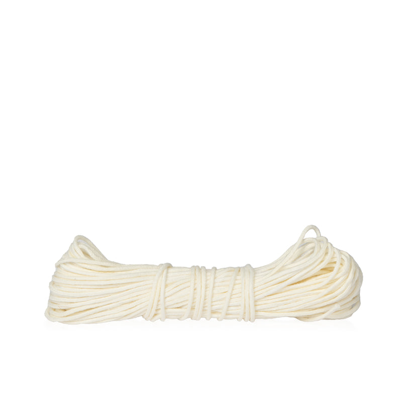 Cotton Braid #40 for Beeswax & Pillar Wax Candles. Ideal for 1