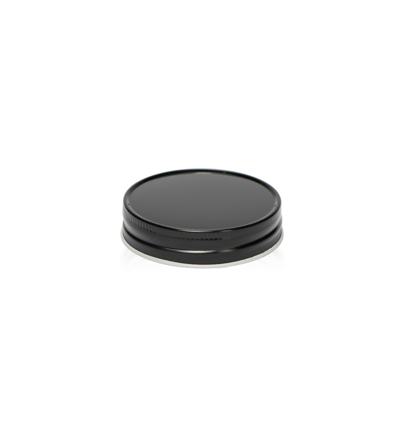 Gloss Black Metal Element lids for Candle Making and Crafting || Couvercles d'éléments en métal noir brillant pour la fabrication et l'artisanat de bougies