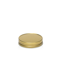 Gold Metal Element Metal lids fit our Flint and Amber Element jars