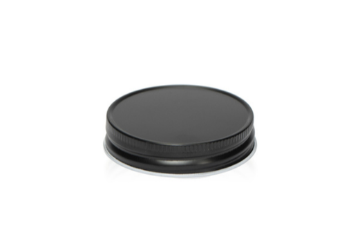 Matte Black Metal Element lids for Candle Making and Crafting 