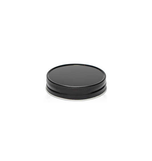 Matte Black Metal Element lids for Candle Making and Crafting 