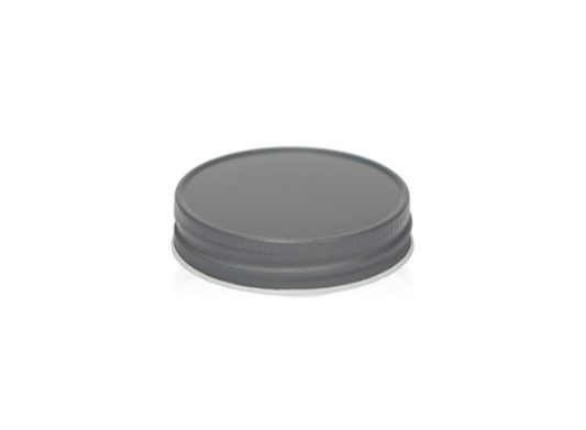 Matte Grey Metal Element lids for Candle Making and Crafting 