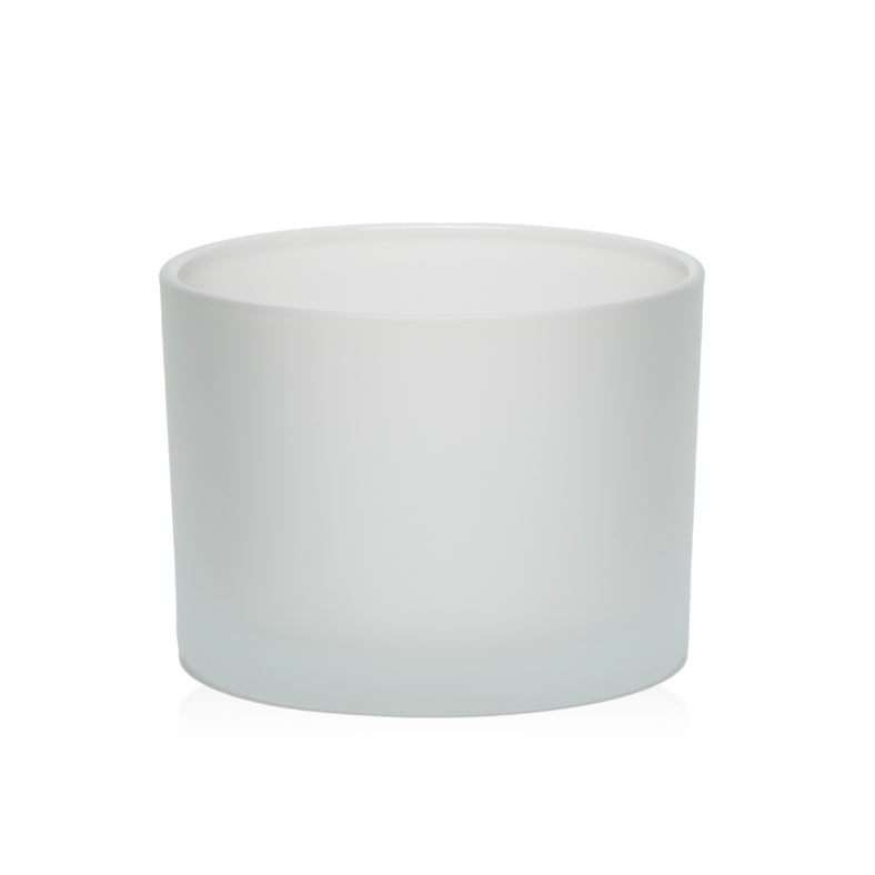 15oz Frosted White LUX Jar - Versatile Container for Candle Making and Storage || Pot LUX blanc givré de 15 oz - Récipient polyvalent pour la fabrication et le stockage de bougies