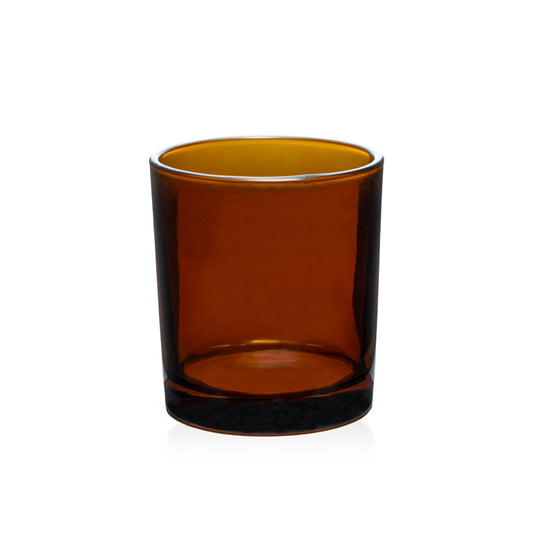 LUX Jars: Amber, Clear, Frosted White, & Matte Black. Great for Retail. Available in 10oz Max Capacity, 8.1oz Recommended Fill. Case of 12, Wood Lid Options: Acacia, Natural Oak or White Pine (Sold Separately) 