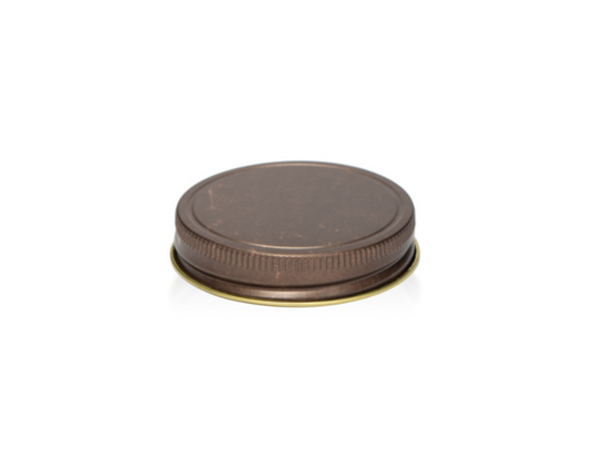 Bronze Distressed Lid in Rustic Vintage Style for candle making and crafting 