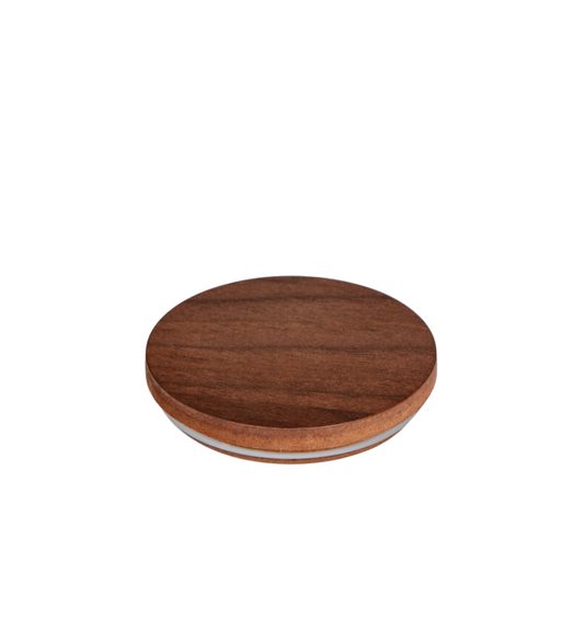 Lid - 3" LUX Wood - 12pk in Acacia, Natural Oak or White Pine for Candle Making 