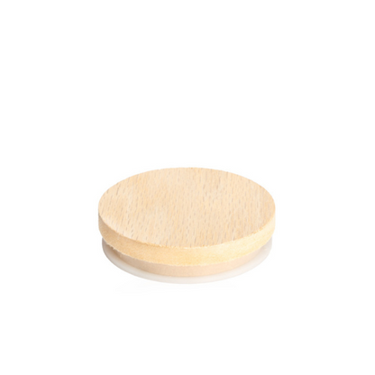 3-inch LUX Natural Oak Wood Lid for candle making and crafting || Couvercle en bois de chêne naturel LUX de 3 pouces pour la fabrication et l'artisanat de bougies