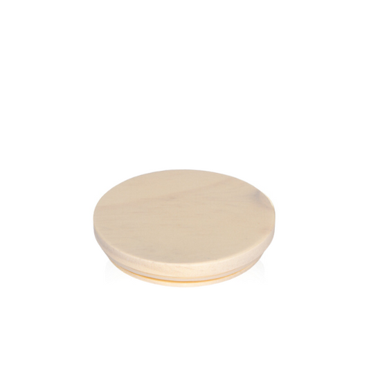 Lid - 3" LUX Wood - 12pk in Acacia, Natural Oak or White Pine for Candle Making 
