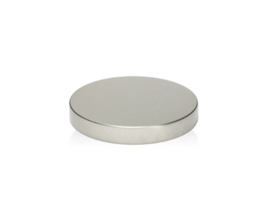 Silver Calyspo lid for candle making and crafting || Couvercle Calyspo argenté pour la fabrication et l'artisanat de bougies