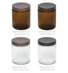 Plastic candle jar lid - 12 packs || Couvercle de pot de bougie en plastique - 12 packs
