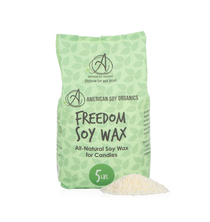 Freedom Soy Wax 5lbs bag for candle making and crafting || Sac Freedom Soy Wax 5lbs pour la fabrication et l’artisanat de bougies