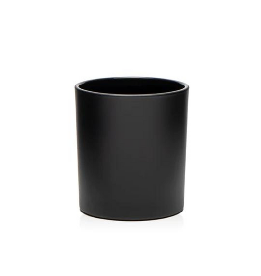 Pot LUX noir mat de 9 oz - Récipient polyvalent pour la fabrication et le stockage de bougies