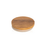 Dark Oak TERRA Wood Lid - Beautifying Candle and Locking in Fragrance | Couvercle en bois TERRA Dark Oak - Embellissement de la bougie et scellement du parfum