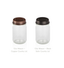 12 oz Mason jars for candle making with copper and black satin country lids – great for traditional or vintage-inspired candles. || Pots Mason de 12 oz pour bougies avec couvercles style country en cuivre et satin noir – parfaits pour une collection de bougies traditionnelle ou vintage.
