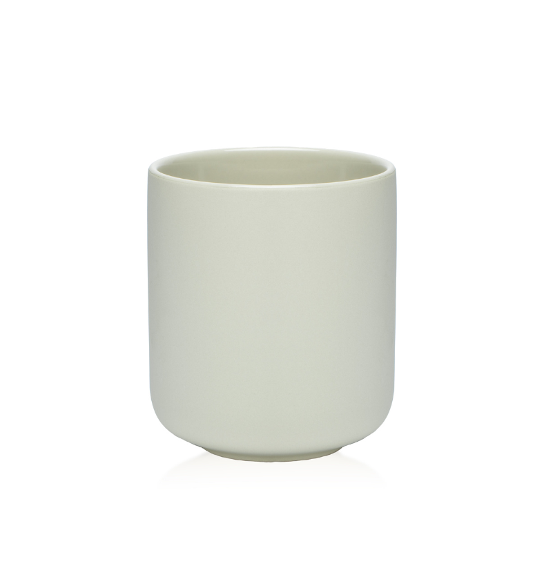 Stylish 10oz Sage Ceramic TERRA Jar - Versatile Container for Candle Making and Storage || Élégant pot TERRA en céramique de sauge de 10 oz - Récipient polyvalent pour la fabrication et le stockage de bougies