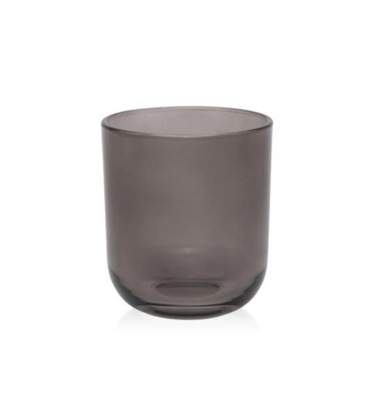  Pot en verre TERRA fumé moderne de 10 oz - Récipient polyvalent pour la fabrication et le stockage de bougies
