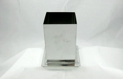  Moule métallique carré 3x4 pour la fabrication de bougies