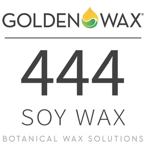 Golden Brands 444 Soy Wax: Ideal for soy candle making. Reduces frosting, strong fragrance throw. Higher melt point for shape in warm weather. Vibrant colors, easy mold release