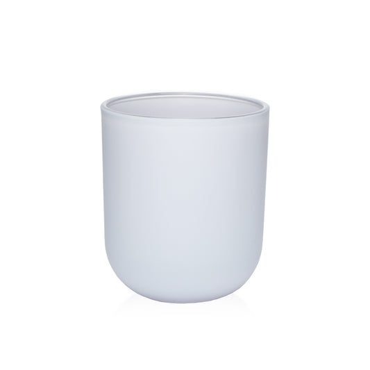  Pot en verre Clay TERRA moderne de 10 oz - Récipient polyvalent pour la fabrication et le stockage de bougies